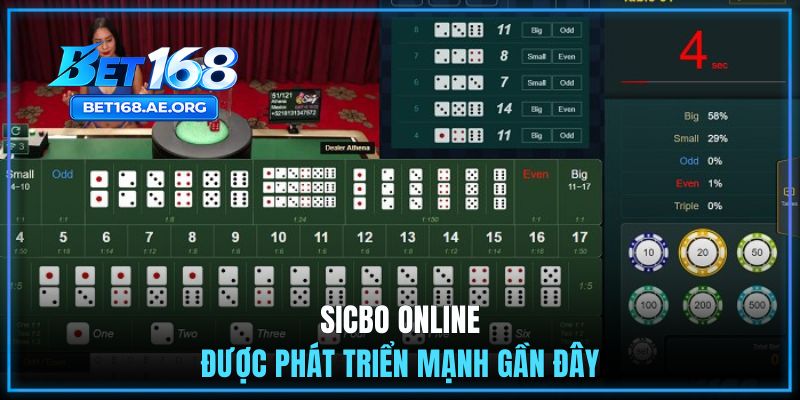 Sicbo Online Có Gì Khác So Với Tài Xỉu Truyền Thống? 1 Sicbo online được phát triển mạnh gần đây